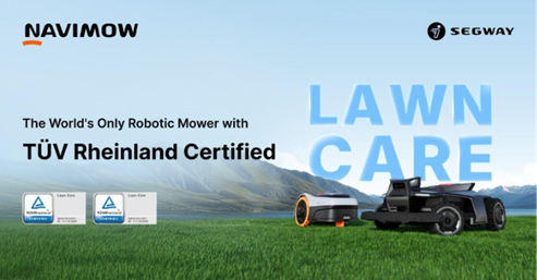 Navimow ontvangen de TÜV Rheinland-certificering