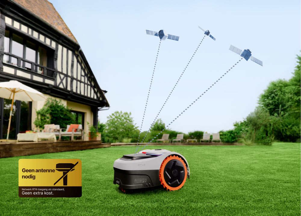 Precisiepositionering zonder antenne