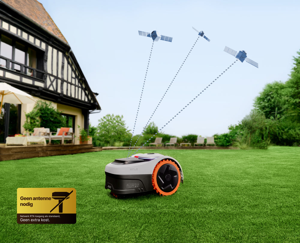 Precisiepositionering zonder antenne
