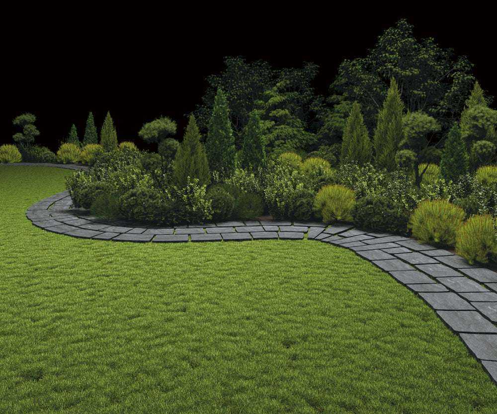 Dichte beplanting en lastig gras