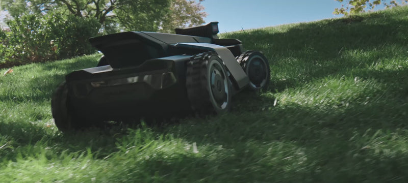 AWD-robotmaaiers voor steile hellingen.