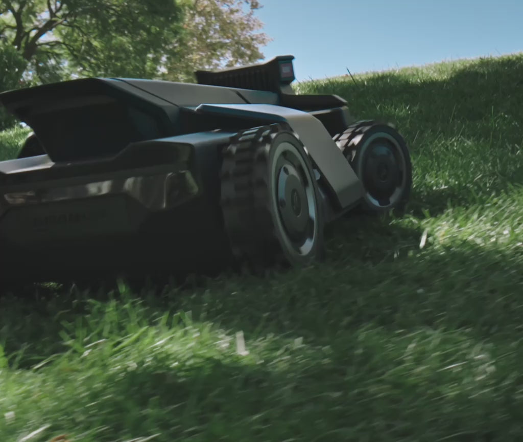 Laad video: AWD-robotmaaiers voor steile hellingen.